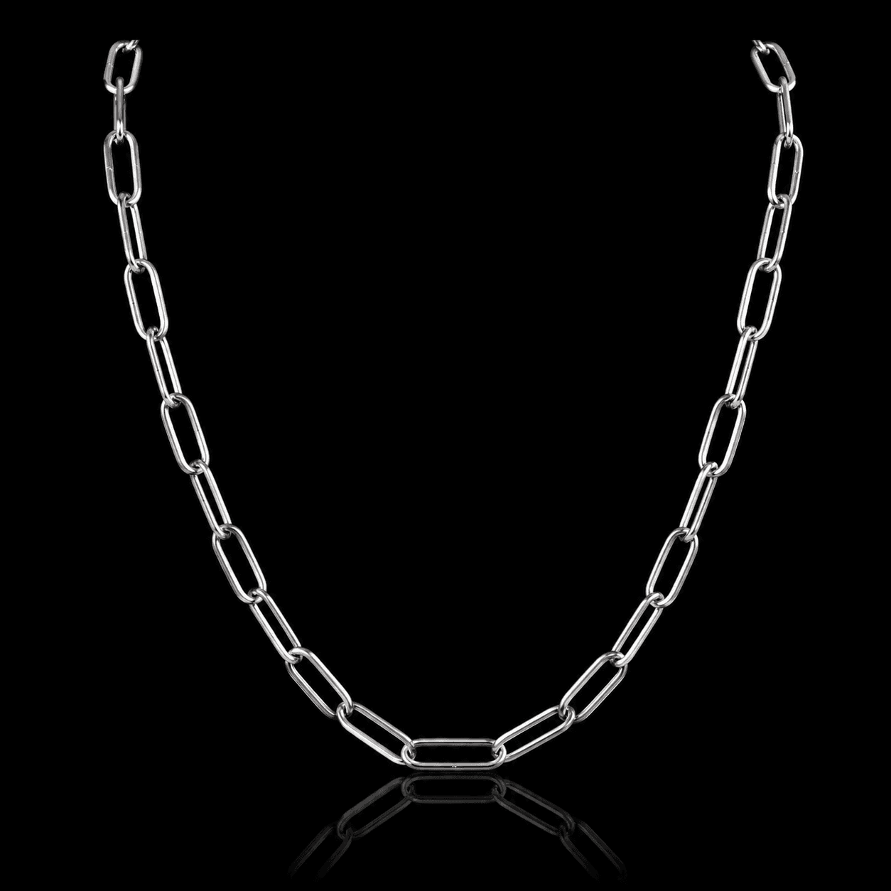 N°01 · Collar eslabones rectangulares